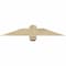 Ekena Millwork Eugene Rough Sawn Timber Gable Bracket, Douglas Fir, 36"W x 6"H x 4"D x 4"F, 4/12 Pitch GBW036X06X0404EUG00RDF - alternate 1